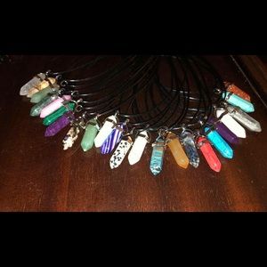 Crystal Pendant Necklace, Healing Necklace